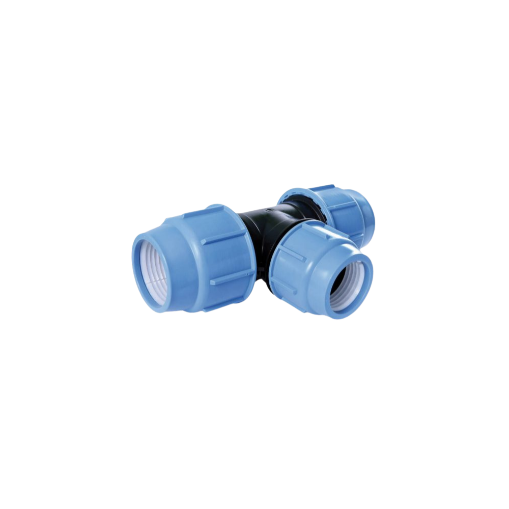 Raccordo tee femmina per polietilene in serie Blue Seal ø50x1"1/2"ø50