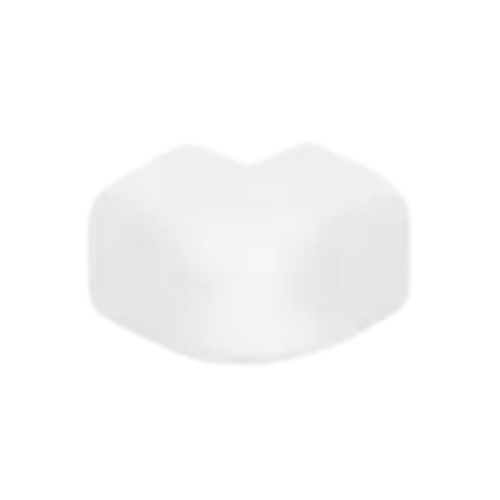 Raccordo angolo esterno in pvc per condizionamento 90x65