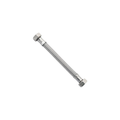 Flessibile inox femmina femmina 1/2" DN10 Cm 30