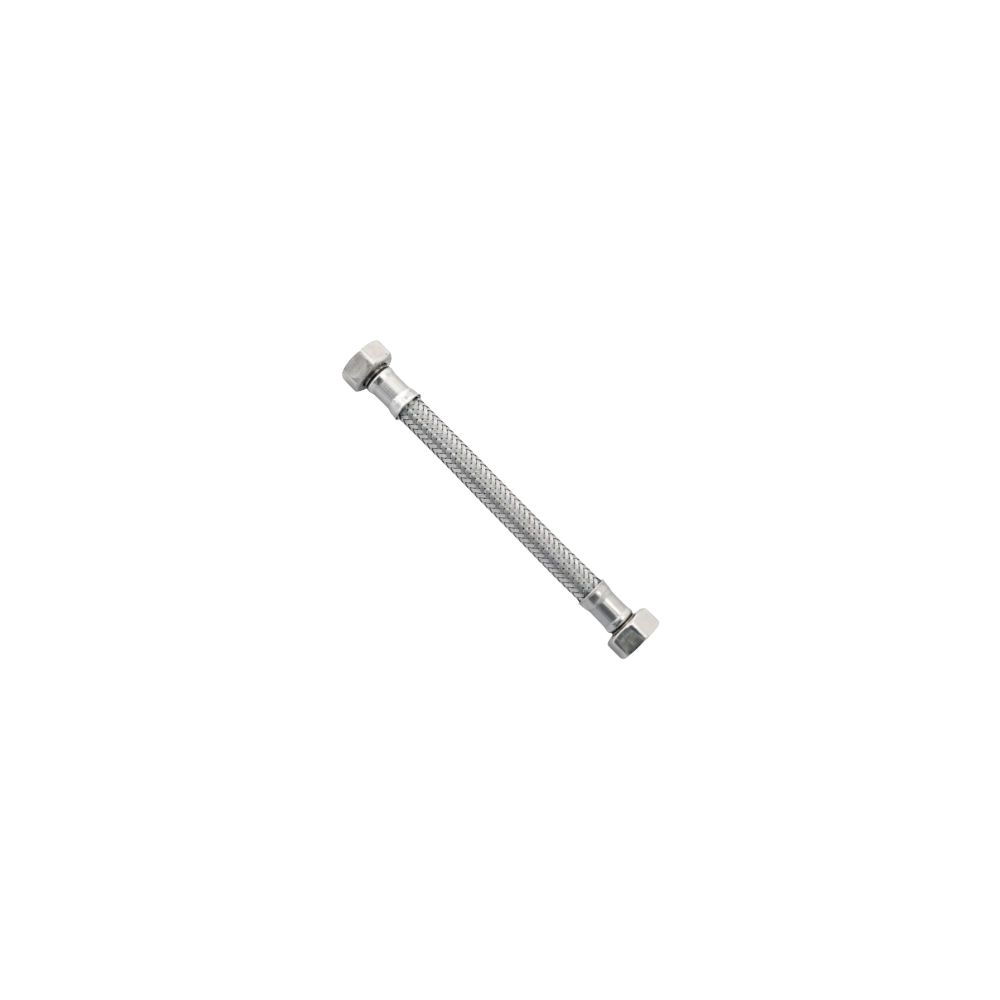 Flessibile inox femmina femmina 1/2" DN10 Cm 30