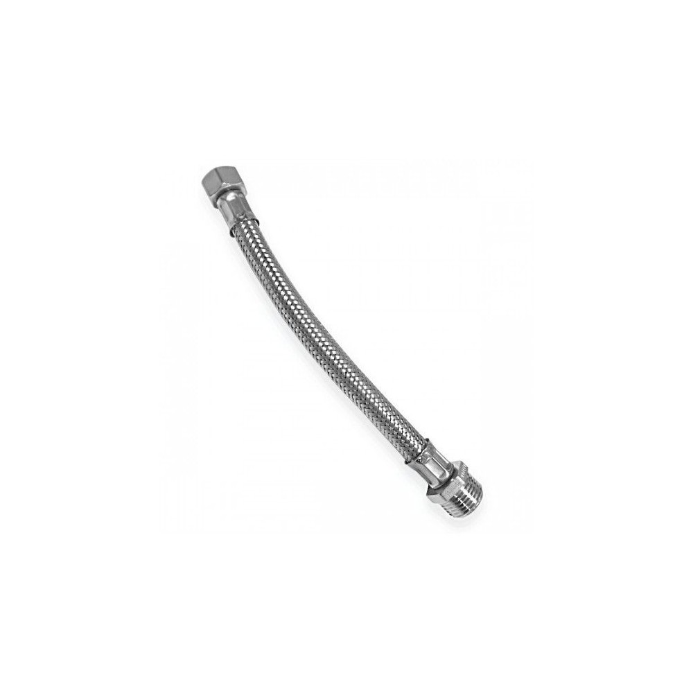 Flessibile inox maschio 3/8" femmina 1/2" DN 10 Cm 50