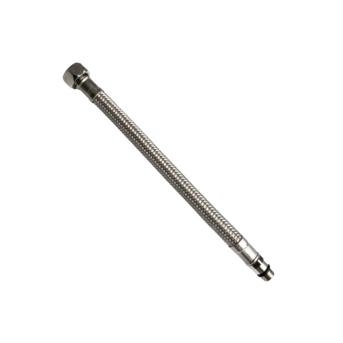 Flessibile inox monoforo M10 Femmina Cm 50 3/8"