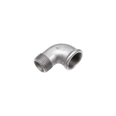 Raccordo curvo gomito 90° maschio femmina zincato 1"