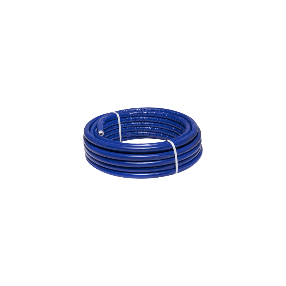 Tubo multistrato rivestito blu PEXB a PEXA ø16x2