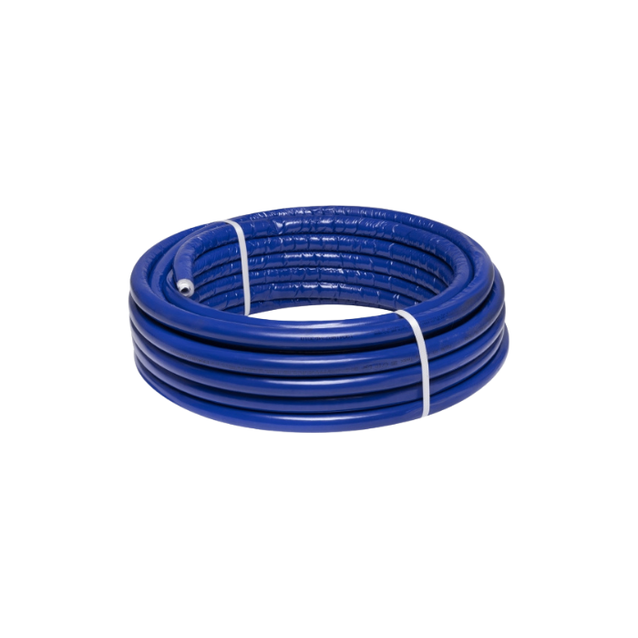 Tubo multistrato rivestito blu PEXB a PEXA ø16x2