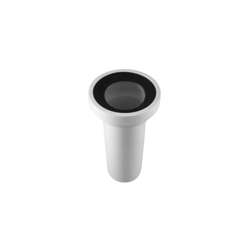 Prolunga diritto per scarico vaso a parete ø100x25