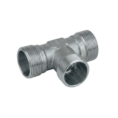 Raccordo a tee tre dadi M 24x19