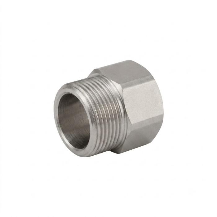 Raccordo diritto niples femmina M24x19 1/2"