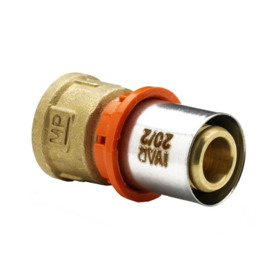 Raccordo diritto femmina a Pinzare acqua 1"xø26