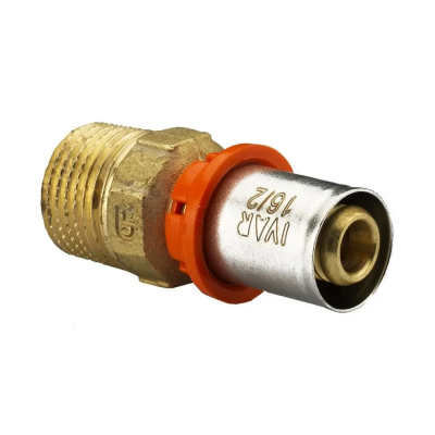 Raccordo diritto niples a Pinzare acqua 1/2"xø20