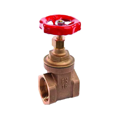 Saracinesca femmina femmina a passaggio totale PN16 in ottone 1"1/4