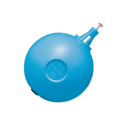 Sfera in plastica tonda con scorrevole ø150