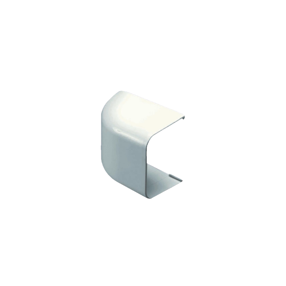 Curva terminale a muro per condizionamento in pvc MM 65x50