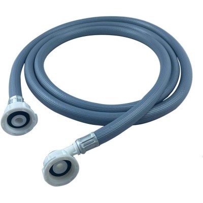 Tubo carico lavatrice con curva femmina femmina 3/4" Cm 300