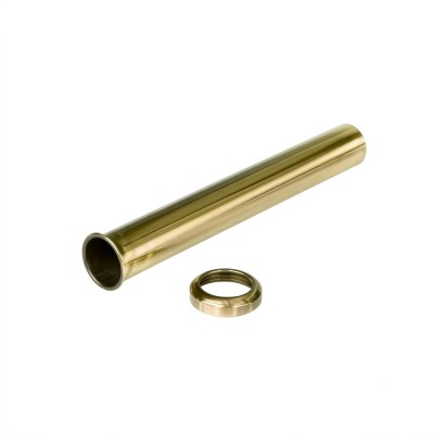 Tubo con cartella ø32 lunghezza mm 250 con calotta bronzato