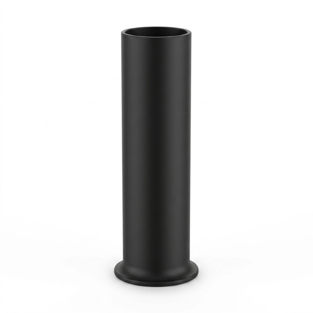Tubo con cartella ø32 lunghezza mm 250 con calotta nero opaco