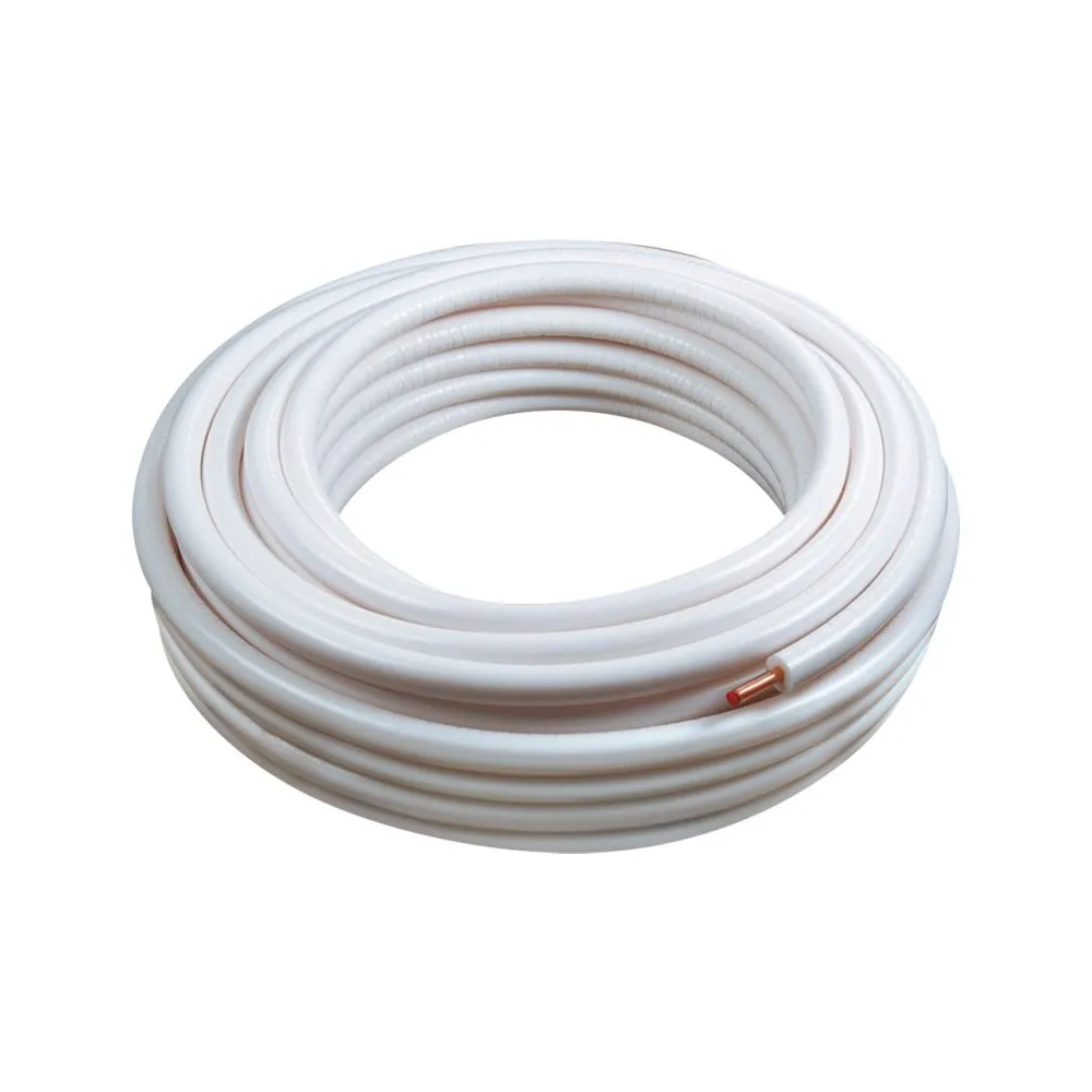 Tubo rame rivestivo PE espanso per condizionamento spessore MM 0,8 1/2"