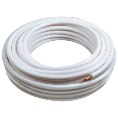 Tubo rame rivestivo PE espanso per condizionamento spessore MM 0,8 1/4"