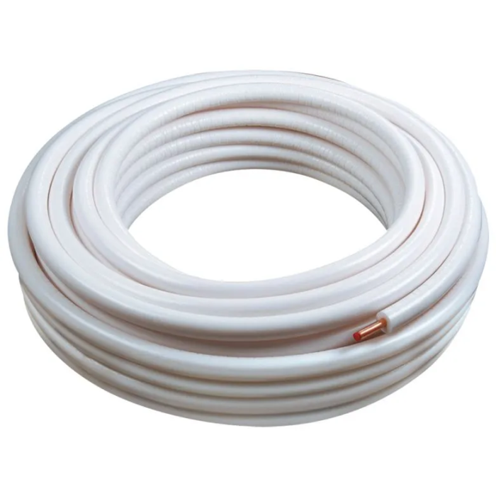 Tubo rame rivestivo PE espanso per condizionamento spessore MM 0,8 3/8"