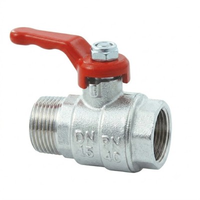 Valvola arresto a leva per gas maschio femmina 3/4"