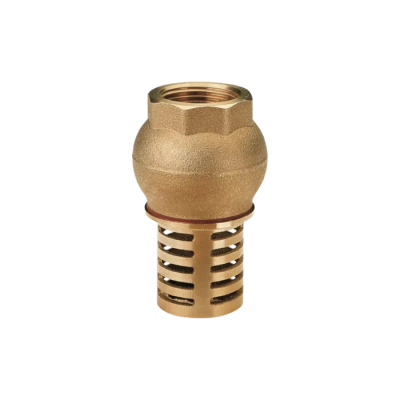 Valvola di fondo con succhieruola femmina tenuta in gomma 3/4"