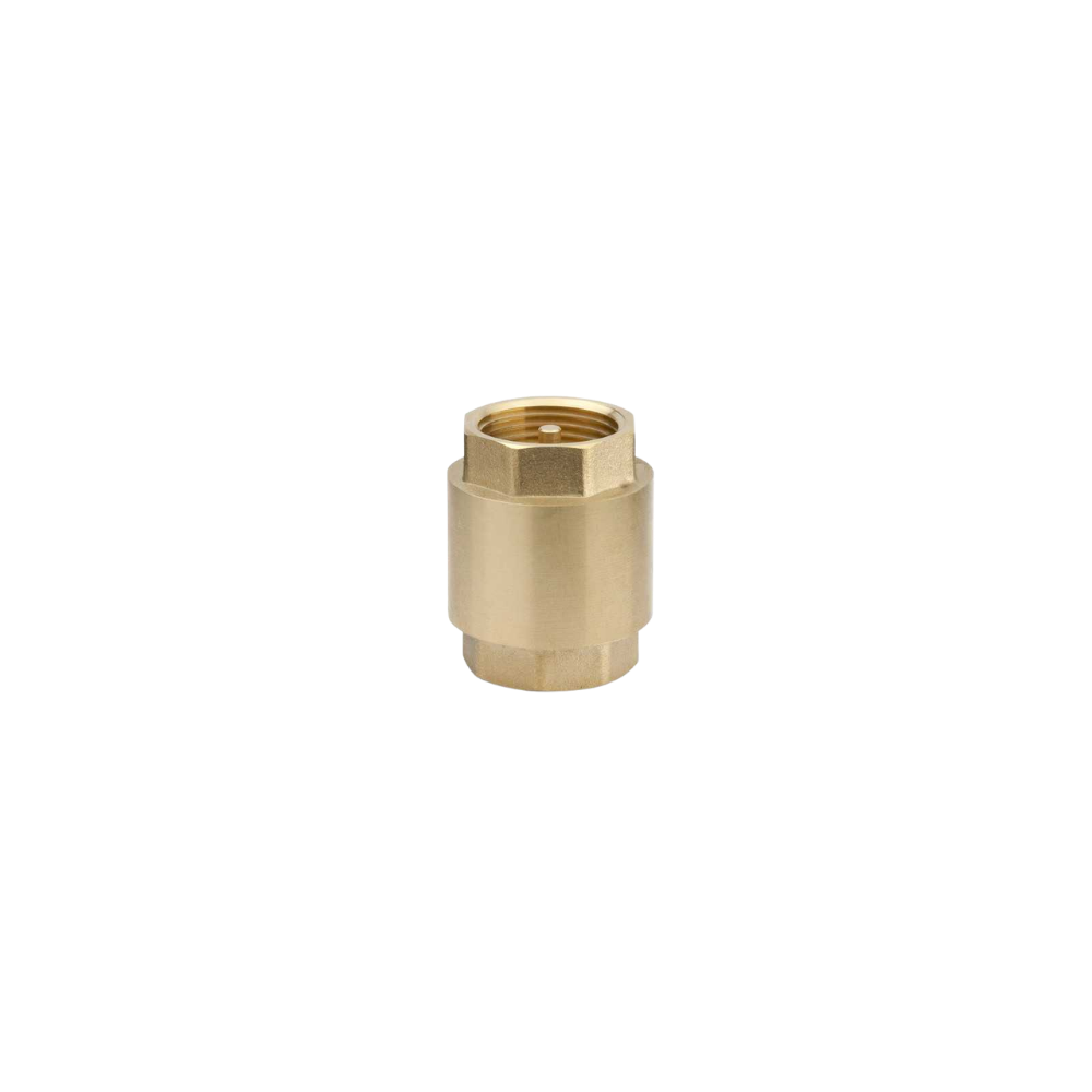 Valvola di ritegno europa femmina ottone giallo 3/4"