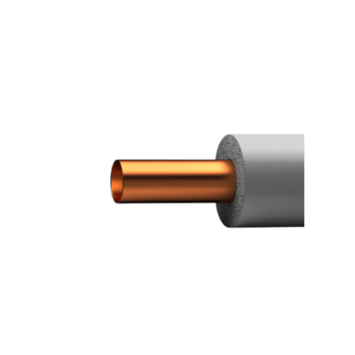 Tubo rame rivestivo PE espanso per condizionamento spessore MM1 3/8"