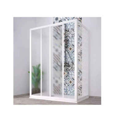 Porta scorrevole a due ante in acrilico modello acrilic Cm H.190 Cm 100-110