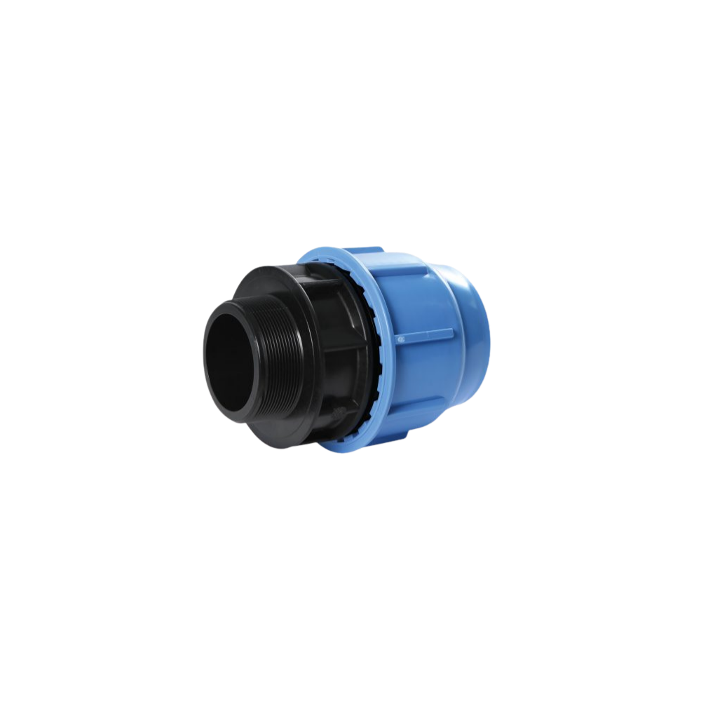 Raccordo maschio niples per polietilene in serie Blue Seal 1"1/2"xø50
