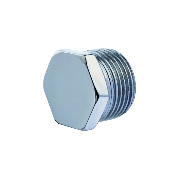 Tappo maschio in acciaio zincato 1/2"