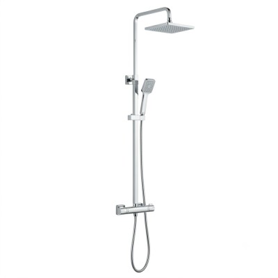 Colonna doccia quadra modello ibizacon mix meccanico con deviatore incorporato