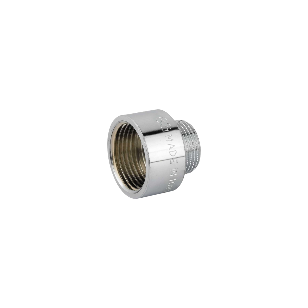Prolunga in ottone cromato 3/8" MM 30
