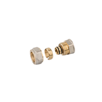 Raccordo diritto niples femmina a stringere 1"xø26