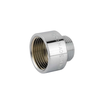 Prolunga in ottone cromato 3/8" MM 50