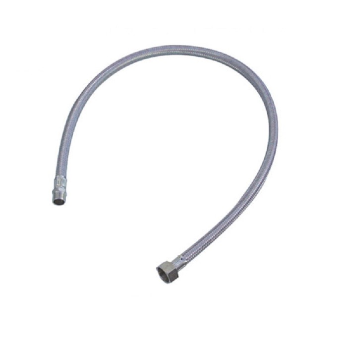 FLESSIBILE INOX DN. 10 DA CM 70 M 1/2  F 3/4" (PER ALIMENTATORE ARIA);