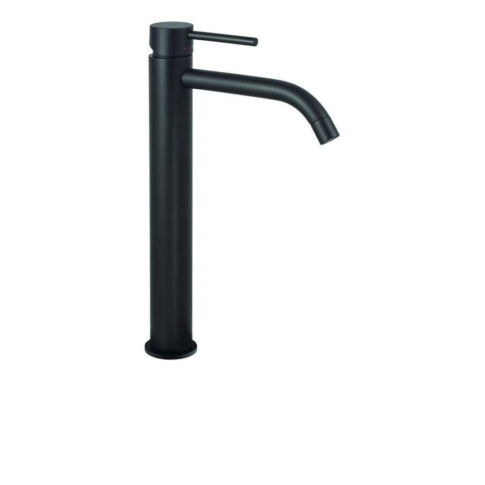 MISCELATORE LAVABO CORPO ALTO DELFI NERO
