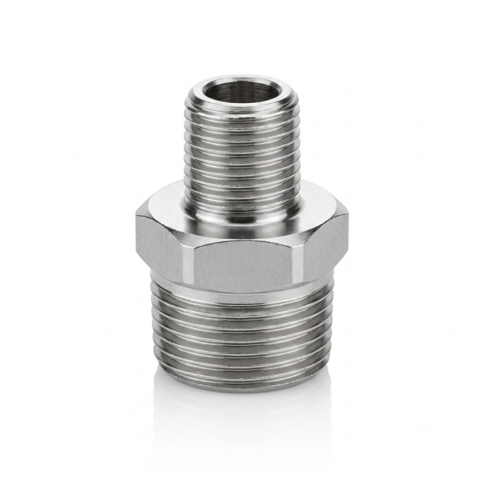 NIPLES RIDOTTO 1" X 3/4" ACCIAIO CROMATO