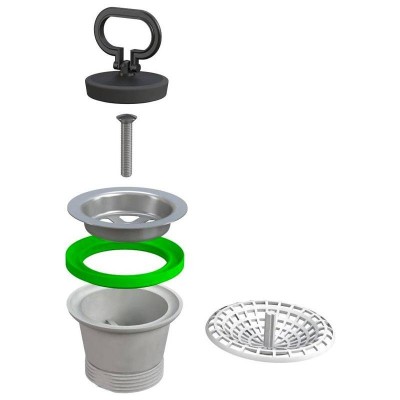 PILETTA 1"1/2 PVC