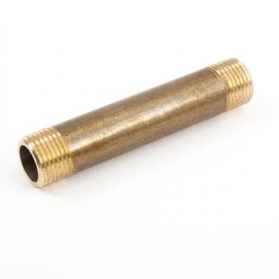 Tronchetto in ottone giallo da 3/4" lunghezza MM 100