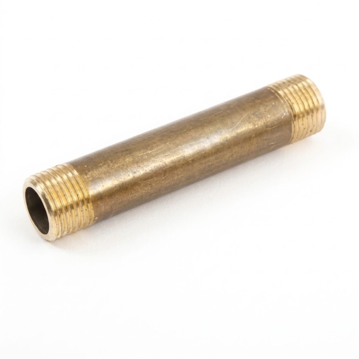 Tronchetto in ottone giallo da 3/4" lunghezza MM 150