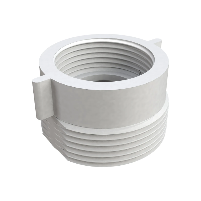 Riduzione in plastica attacco piletta F 1" 1/4 x 1" M
