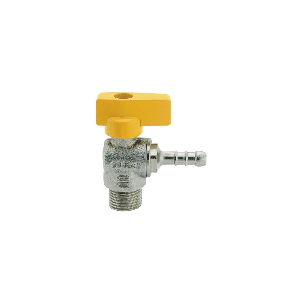 Rubinetto a sfera angolo Maschio 1/2" gas gpl 8x5