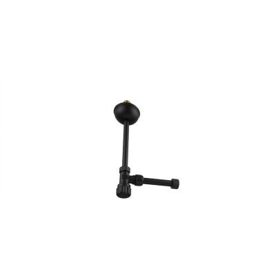 RUBINETTO PER CASSETTA 3/8" NERO OPACO