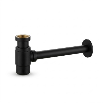SIFONE A BOTTOGLIA 1" 1/4" NERO OPACO