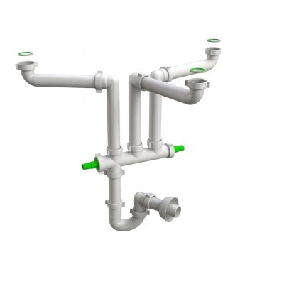 SIFONE SPACE LAVELLO1" 1/ 2 X 40 - 3 VIE BONOMINI