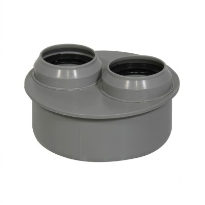 TAMPONE RIDOTTO Ø 110/40/40 PVC INNESTO