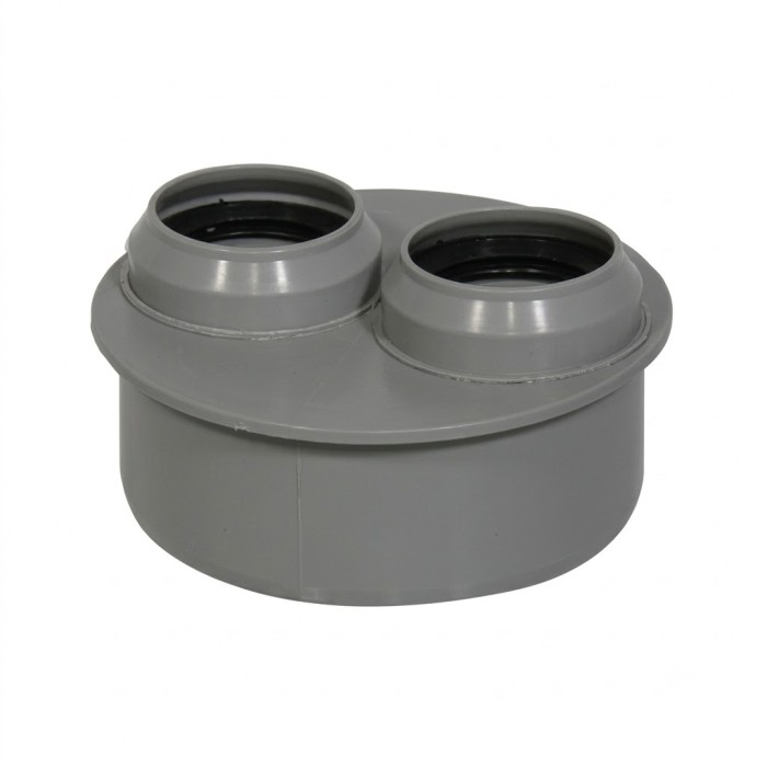 TAMPONE RIDOTTO Ø 110/40/40 PVC INNESTO