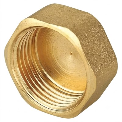 Tappo femmina 3/4" in ottone giallo