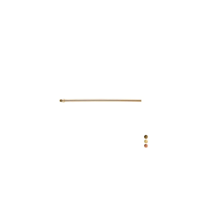 Tubetto rame Ø 10 mm per monoc. L 35 cm M 10x1 Bronzato