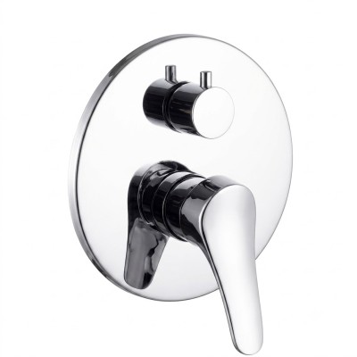 Rubinetto miscelatore incasso doccia con deviatore cromato 1/2"modello brigitte
